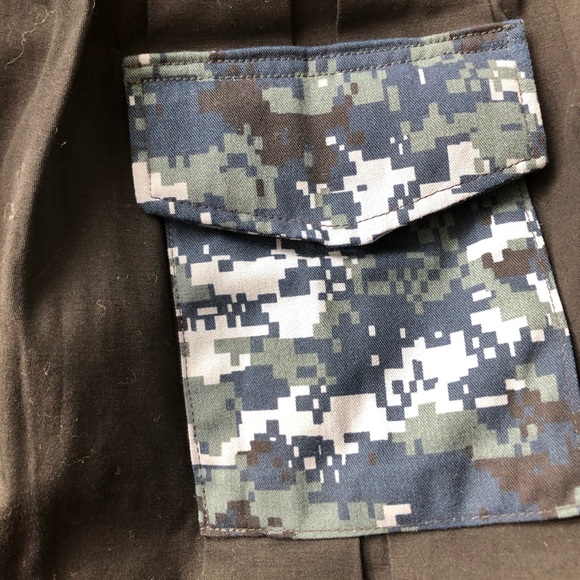 Lindy Bop Sleeveless Dress Camo Pockets - Picture 3 of 4